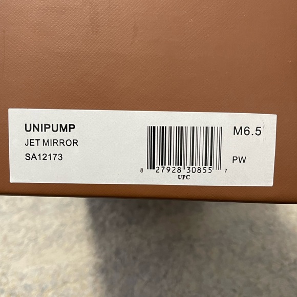 NIB Women's Size 6.5 Coach SA12173 Unipump Jet Mirror Leather 1.5" Heels Black - Picture 3 of 12